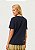 T-Shirt Malha Fran Azul Marinho - Imagem 2