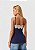 Blusa Jacquard Sandra Azul Marinho - Imagem 2
