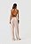 Calça Cotton Listrada Tina Off White com Bege - Imagem 2