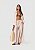Calça Cotton Listrada Tina Off White com Bege - Imagem 5