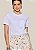 T-Shirt Malha Carla Branca - Imagem 1