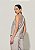 Blusa Jacquard Shirley Cinza com Bege - Imagem 2