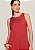 Vestido Viscose Luiza Vermelho Papoula - Imagem 3