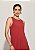 Vestido Viscose Luiza Vermelho Papoula - Imagem 5