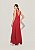 Vestido Viscose Luiza Vermelho Papoula - Imagem 2