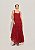 Vestido Chiffon Elisabete Vermelho Papoula - Imagem 3