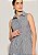 Vestido Tricoline Victoria Preto Listrado - Imagem 5