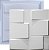 Forma Molde para Gesso 3D e Cimento ABS Modelo Teen Block 39x39 ABS - Esquadro Perfeito - Imagem 1