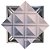 Forma Molde para Gesso 3D e Cimento Modelo Firenze 49X49 ABS - Esquadro Perfeito - Imagem 1