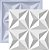 Forma Molde para Gesso 3D e Cimento Modelo Levi Cullinans 47x47 ABS - Esquadro Perfeito - Imagem 1
