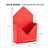 Carta Envelope Amo Você/Vermelho (05 unidades) - Imagem 3