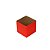 Cachepot Quadrado Pote 09 Vermelho (05 unidades) - Imagem 1