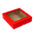 Caixa Com Tampa de Acetato Vermelha - Grande (03 unidades) - Imagem 1