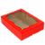 Caixa Com Tampa de Acetato Vermelho - Retangular (03 unidades) - Imagem 1