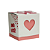 Caixa Quadrada Pote 11/12 Com Tampa Love ( 05 unidades ) - Imagem 4