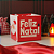 Cachepot Quadrado Pote 15 Feliz Natal (05 unidades) - Imagem 1