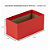 Cachepot Quadrado Duplo Pote 12 Vermelho (05 unidades) - Imagem 2