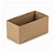Cachepot Quadrado Duplo Pote 12 Kraft (05 unidades) - Imagem 1