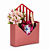 Carta Envelope Marsala (05 unidades) - Imagem 2