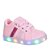 Tenis Led Luz pisca Feminino infantil Rosa Color PC032 - Imagem 2