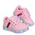 Tenis Led Luz pisca Feminino infantil Rosa Color PC032 - Imagem 3