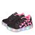 Tênis Led Luz Glitter Feminino infantil Preto ou Rosa PC013 - Imagem 3