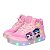 Tenis Infantil Feminino de Led Cano Baixo Boneca Rosa Meninas - Imagem 2