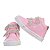 Tenis Botinha De Luxo Infantil Feminina Com Strass Rosa - Imagem 9