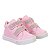 Tenis Botinha De Luxo Infantil Feminina Com Strass Rosa - Imagem 1