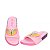 Chinelo Slide Borboleta Rosa Com Luz Led Infantil Feminina - Imagem 5