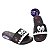 Chinelo Kids Monstrinho Preto de Luz Led Infantil Masculino - Imagem 1