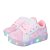 Tenis Led Luz Glitter Feminino infantil Branco ou Rosa PC026 - Imagem 5