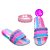 Chinelo Pop It Popi Luz Com Pulseira Infantil Menina Rosa - Imagem 1