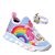 Tenis Infantil Unicornio Luz Led Meninas Com Pulseira Rosa - Imagem 1