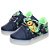 Tenis  Luz Led Pisca Animais infantil Masculino Azul Verde - Imagem 2