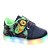 Tenis  Luz Led Pisca Animais infantil Masculino Azul Verde - Imagem 5