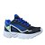 Tenis Infantil Criança Menino Preto Azul Casual - Imagem 1