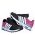 Tenis Infantil Feminino Menina Listrado Pemania Preto-Pink - Imagem 1