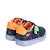 Tenis Calçado Infantil Masculino Luzinha Led Dinossauro Azul - Imagem 4