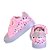 Tenis Infantil Menina Led Luzinha Ursinho Panda Rosa - Imagem 2