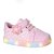 Tenis Luz Led Infantil Menina Love Florzinha Flores Rosa - Imagem 1