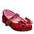 Sapato Sapatilha Infantil Menina Boneca Brilho Vermelho - Imagem 2