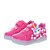 Tenis Calçado de criança com Luz de Led Pisca Unicornio Pink Meninas + Pulseira - Imagem 2
