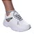 Tenis Feminino Luxo Com Strass Branco Cadarço Prata Brilho - Imagem 3