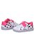 Tenis Infantil Luz Led Personagem Lacinho Rosa Branco - Imagem 4