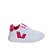 Tenis Infantil Feminino Calçado Confort Cor Branco Pink - Imagem 1