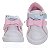 Tenis Infantil De Menina Love Coração E Laços Branco E Rosa - Imagem 2