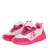 Tenis patins rodinha com led infantil feminino branco rosa - Imagem 5