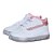 Tenis Sapato De Menina Infantil Luz Led Botinha Branco Rosa Glitter - Imagem 4