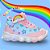 Tenis Infantil Botinha Menina Luz Led Estrela Arco Iris Lançamento - Imagem 1